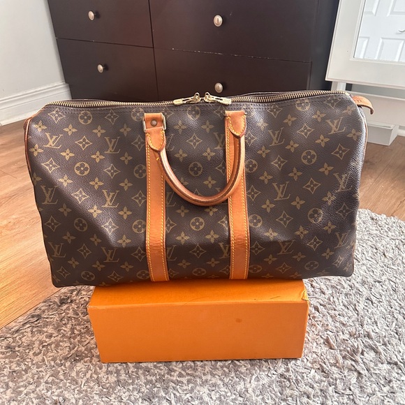 ✨🎉❌SOLD❌Vintage Louis Vuitton Keepall 45 - Picture 4 of 16